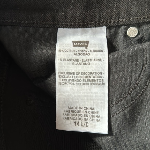 Levis Black Jeans Curve ID - Picture 4 of 5